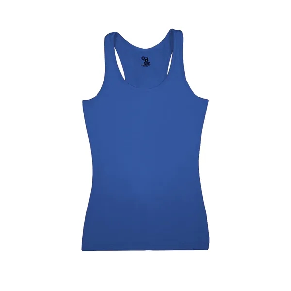Women's tank with double-needle hem, racerback with room to print, self-fabric... from ASI 37461 Augusta Sportswear