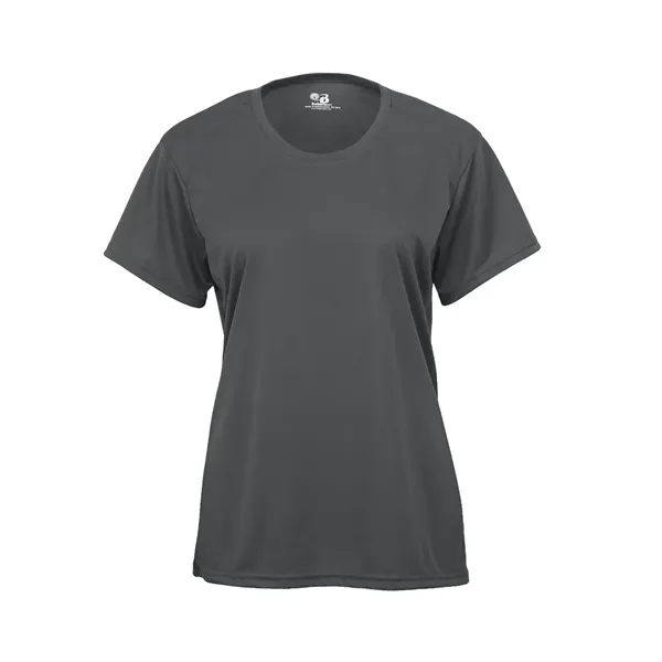 Women's tee with self-fabric collar, paneled shoulder for maximum movement, double-needle... from ASI 37461 Augusta Sportswear