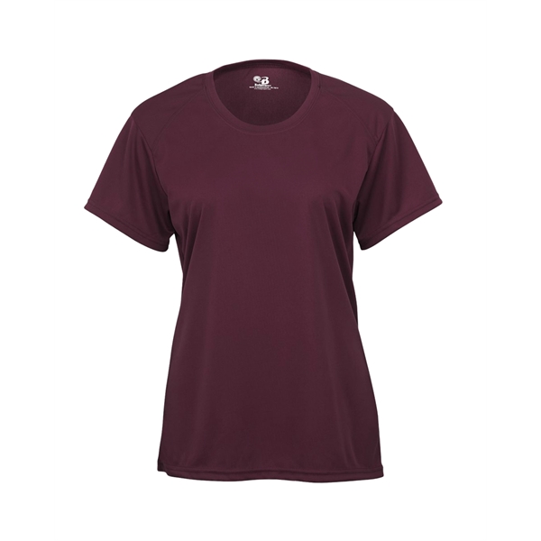 Women's tee with self-fabric collar, paneled shoulder for maximum movement, double-needle... from ASI 37461 Augusta Sportswear
