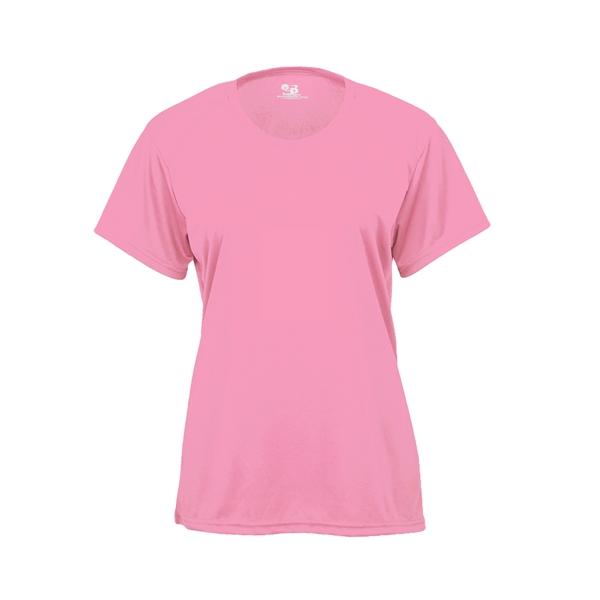 Women's tee with self-fabric collar, paneled shoulder for maximum movement, double-needle... from ASI 37461 Augusta Sportswear