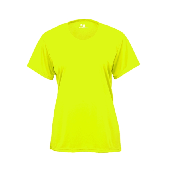 Women's tee with self-fabric collar, paneled shoulder for maximum movement, double-needle... from ASI 37461 Augusta Sportswear