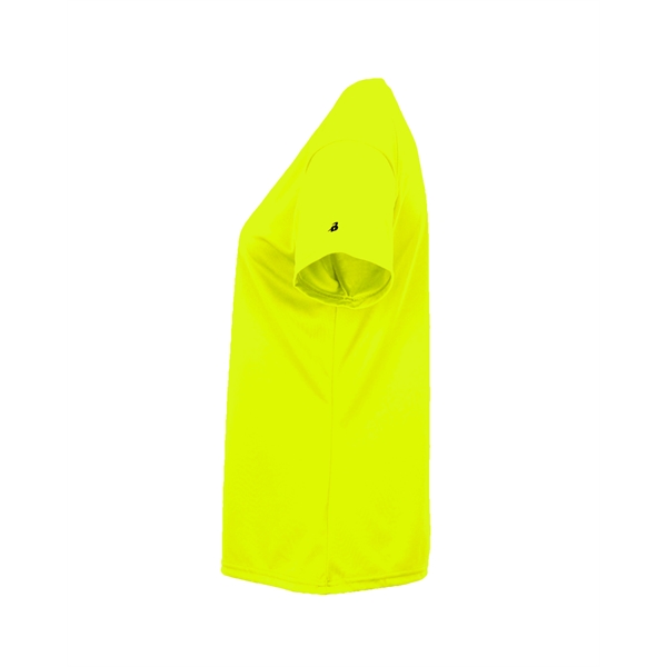 Women's tee with self-fabric collar, paneled shoulder for maximum movement, double-needle... from ASI 37461 Augusta Sportswear