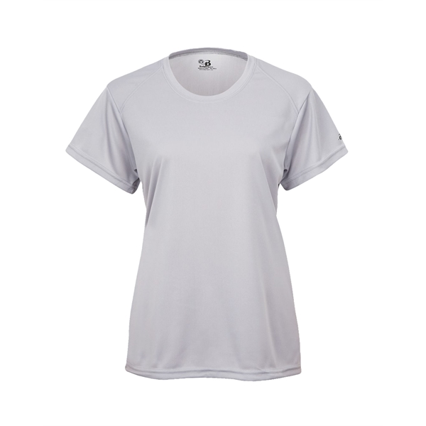 Women's tee with self-fabric collar, paneled shoulder for maximum movement, double-needle... from ASI 37461 Augusta Sportswear