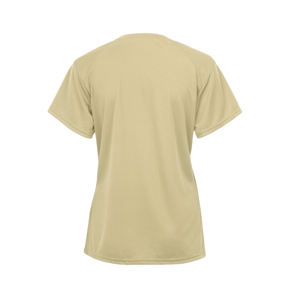 Women's tee with self-fabric collar, paneled shoulder for maximum movement, double-needle... from ASI 37461 Augusta Sportswear