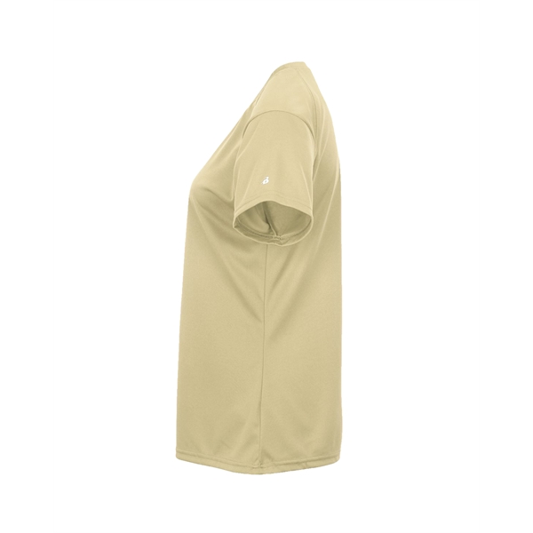 Women's tee with self-fabric collar, paneled shoulder for maximum movement, double-needle... from ASI 37461 Augusta Sportswear