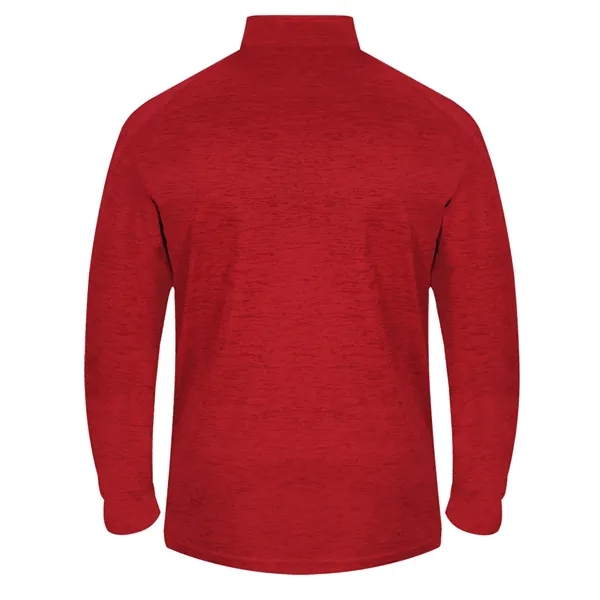 1/4 zip with Badger sport paneled shoulder for maximum movement, double-needle... from ASI 37461 Augusta Sportswear