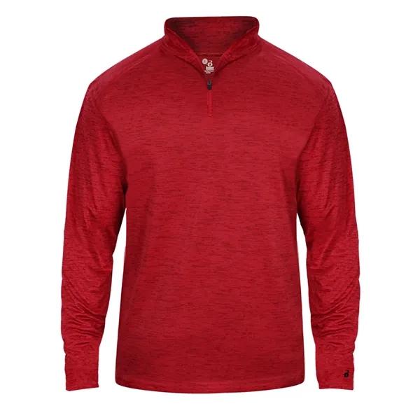 1/4 zip with Badger sport paneled shoulder for maximum movement, double-needle... from ASI 37461 Augusta Sportswear