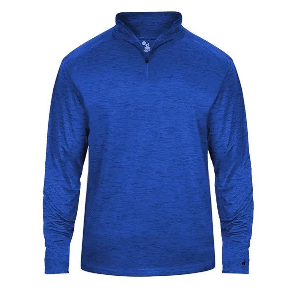 1/4 zip with Badger sport paneled shoulder for maximum movement, double-needle... from ASI 37461 Augusta Sportswear