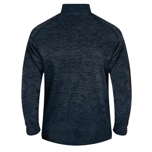 1/4 zip with Badger sport paneled shoulder for maximum movement, double-needle... from ASI 37461 Augusta Sportswear