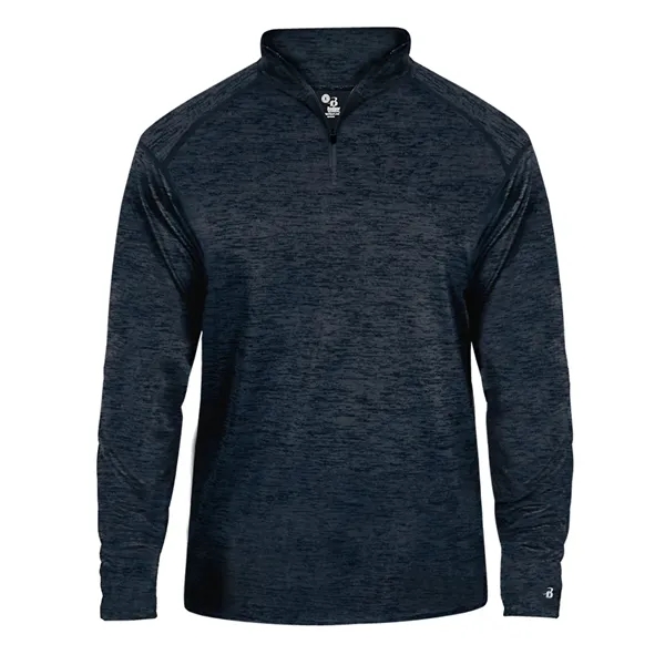 1/4 zip with Badger sport paneled shoulder for maximum movement, double-needle... from ASI 37461 Augusta Sportswear