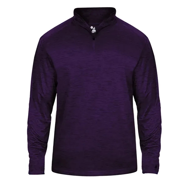 1/4 zip with Badger sport paneled shoulder for maximum movement, double-needle... from ASI 37461 Augusta Sportswear