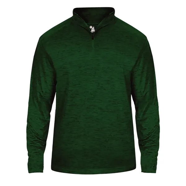1/4 zip with Badger sport paneled shoulder for maximum movement, double-needle... from ASI 37461 Augusta Sportswear