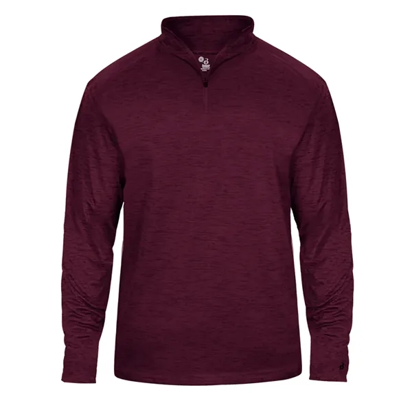 1/4 zip with Badger sport paneled shoulder for maximum movement, double-needle... from ASI 37461 Augusta Sportswear