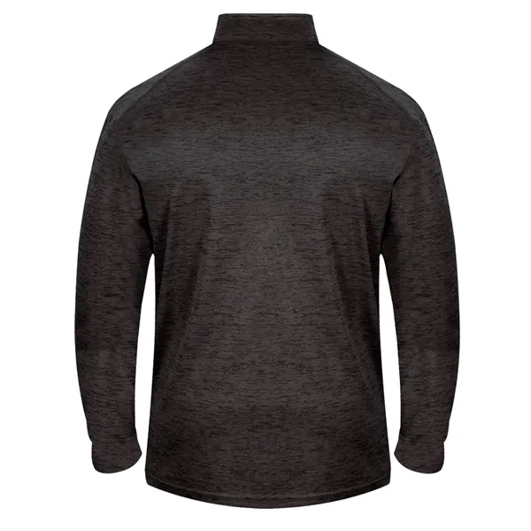 1/4 zip with Badger sport paneled shoulder for maximum movement, double-needle... from ASI 37461 Augusta Sportswear