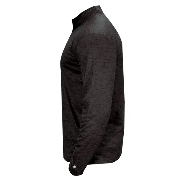1/4 zip with Badger sport paneled shoulder for maximum movement, double-needle... from ASI 37461 Augusta Sportswear