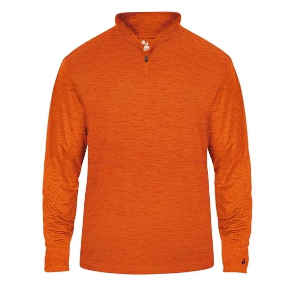 1/4 zip with Badger sport paneled shoulder for maximum movement, double-needle... from ASI 37461 Augusta Sportswear