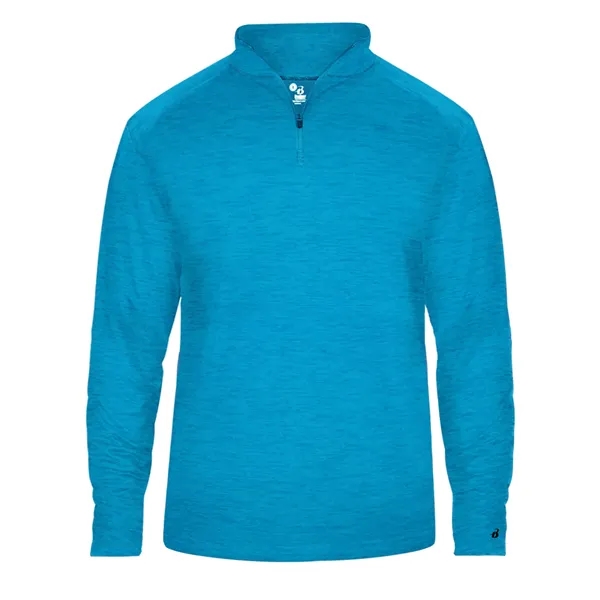 1/4 zip with Badger sport paneled shoulder for maximum movement, double-needle... from ASI 37461 Augusta Sportswear