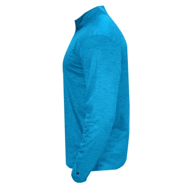 1/4 zip with Badger sport paneled shoulder for maximum movement, double-needle... from ASI 37461 Augusta Sportswear