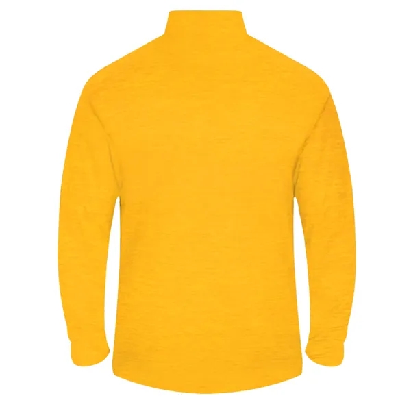 1/4 zip with Badger sport paneled shoulder for maximum movement, double-needle... from ASI 37461 Augusta Sportswear