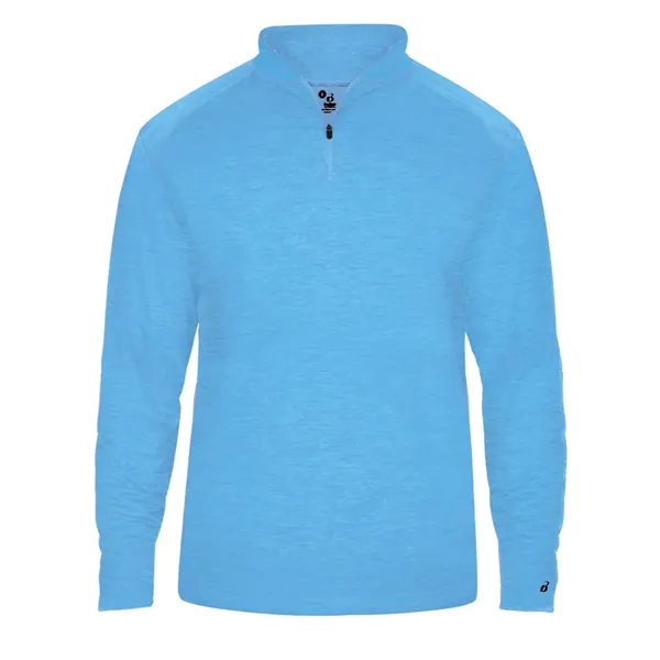 1/4 zip with Badger sport paneled shoulder for maximum movement, double-needle... from ASI 37461 Augusta Sportswear