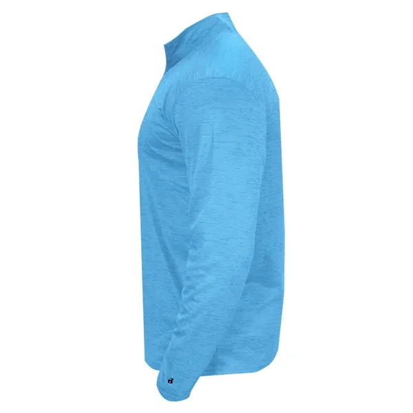 1/4 zip with Badger sport paneled shoulder for maximum movement, double-needle... from ASI 37461 Augusta Sportswear