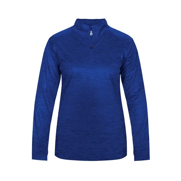 Women's 1/4 zip with paneled shoulder for maximum movement, double-needle hem,... from ASI 37461 Augusta Sportswear