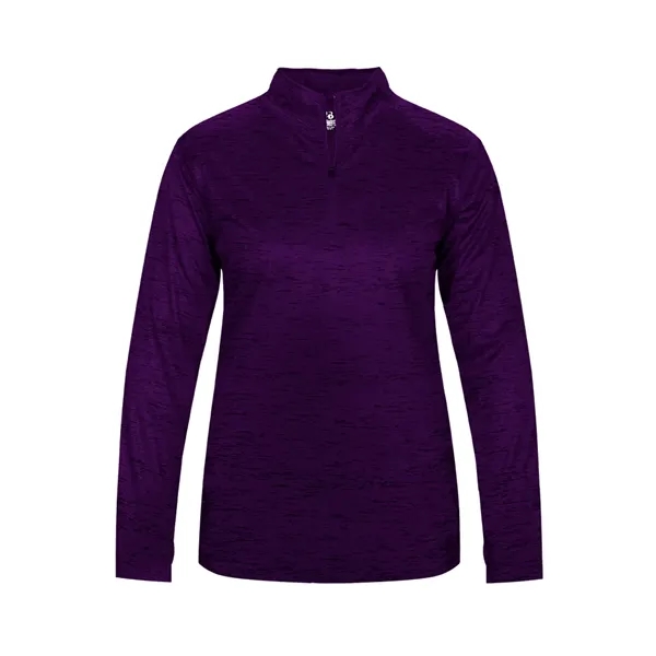 Women's 1/4 zip with paneled shoulder for maximum movement, double-needle hem,... from ASI 37461 Augusta Sportswear