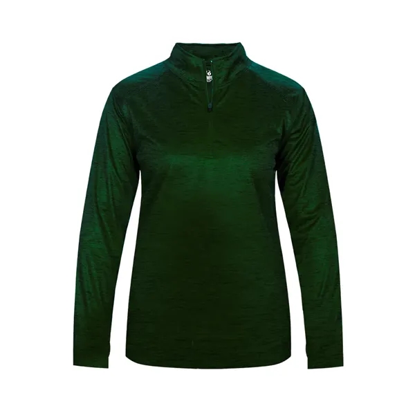Women's 1/4 zip with paneled shoulder for maximum movement, double-needle hem,... from ASI 37461 Augusta Sportswear