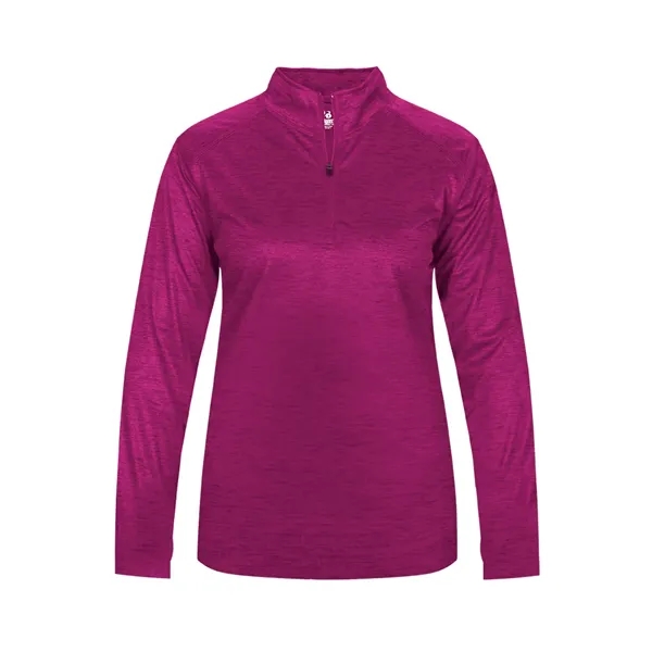 Women's 1/4 zip with paneled shoulder for maximum movement, double-needle hem,... from ASI 37461 Augusta Sportswear