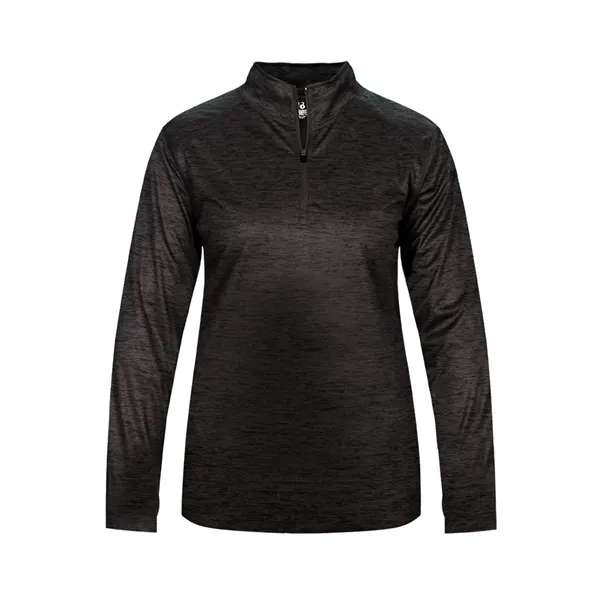 Women's 1/4 zip with paneled shoulder for maximum movement, double-needle hem,... from ASI 37461 Augusta Sportswear