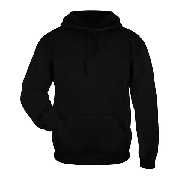 Fleece hoodie with Badger sport paneled shoulder for maximum movement, side... from ASI 37461 Augusta Sportswear