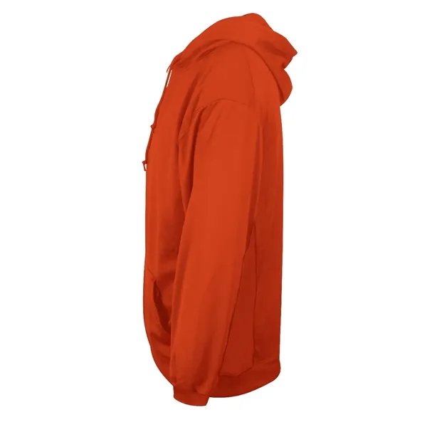 Fleece hoodie with Badger sport paneled shoulder for maximum movement, side... from ASI 37461 Augusta Sportswear