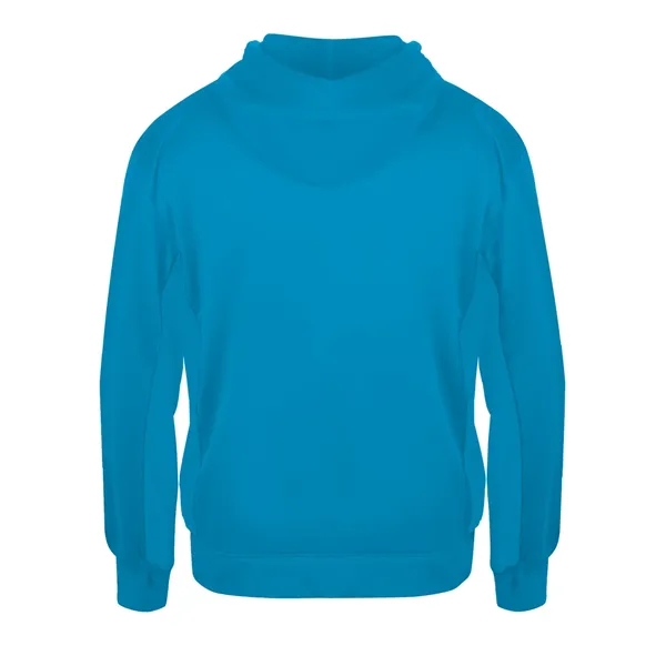 Fleece hoodie with Badger sport paneled shoulder for maximum movement, side... from ASI 37461 Augusta Sportswear
