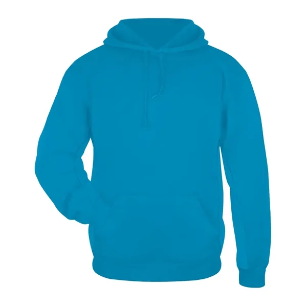 Fleece hoodie with Badger sport paneled shoulder for maximum movement, side... from ASI 37461 Augusta Sportswear