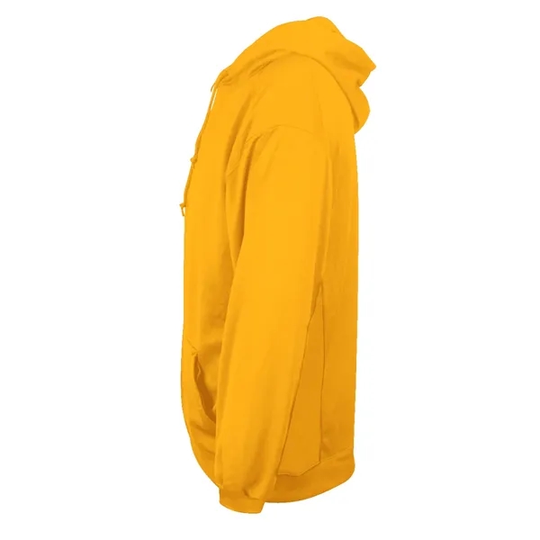Fleece hoodie with Badger sport paneled shoulder for maximum movement, side... from ASI 37461 Augusta Sportswear