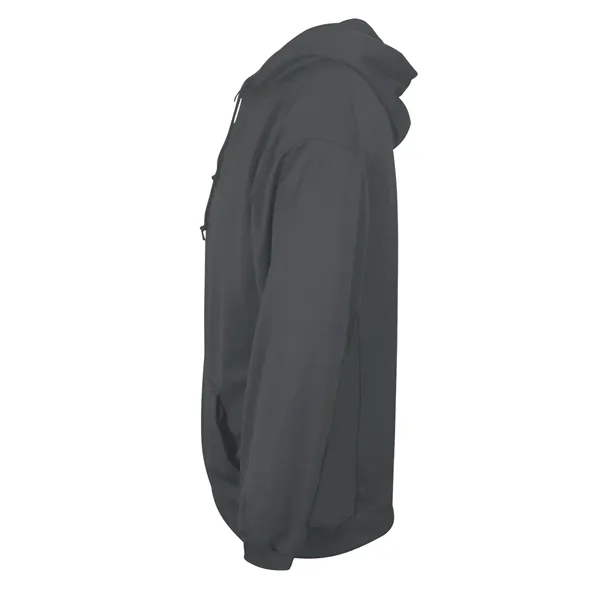 Fleece hoodie with Badger sport paneled shoulder for maximum movement, side... from ASI 37461 Augusta Sportswear
