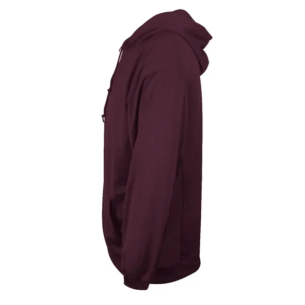 Fleece hoodie with Badger sport paneled shoulder for maximum movement, side... from ASI 37461 Augusta Sportswear