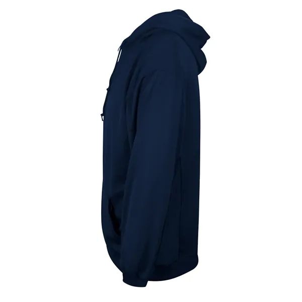Fleece hoodie with Badger sport paneled shoulder for maximum movement, side... from ASI 37461 Augusta Sportswear