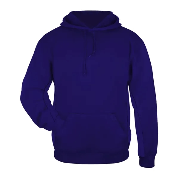 Fleece hoodie with Badger sport paneled shoulder for maximum movement, side... from ASI 37461 Augusta Sportswear