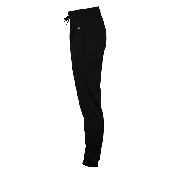 Women's jogger pants with tapered fit in lower leg, reinforced spandex... from ASI 37461 Augusta Sportswear