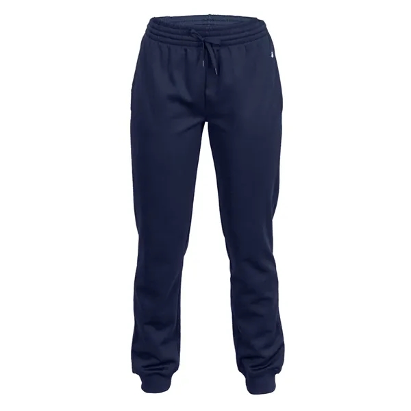 Women's jogger pants with tapered fit in lower leg, reinforced spandex... from ASI 37461 Augusta Sportswear