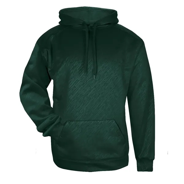 Embroidered hoodie with front pouch pocket with hook and loop closures... from ASI 37461 Augusta Sportswear