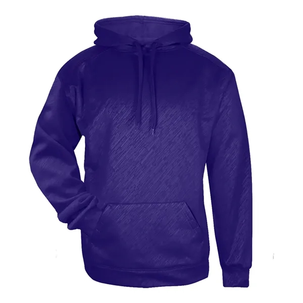 Embroidered hoodie with front pouch pocket with hook and loop closures... from ASI 37461 Augusta Sportswear
