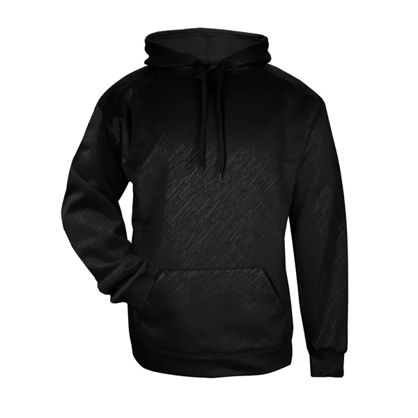 Embroidered hoodie with front pouch pocket with hook and loop closures... from ASI 37461 Augusta Sportswear