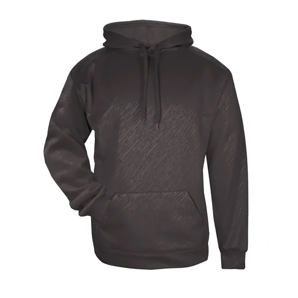 Embroidered hoodie with front pouch pocket with hook and loop closures... from ASI 37461 Augusta Sportswear