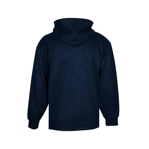 Embroidered hoodie with front pouch pocket with hook and loop closures... from ASI 37461 Augusta Sportswear