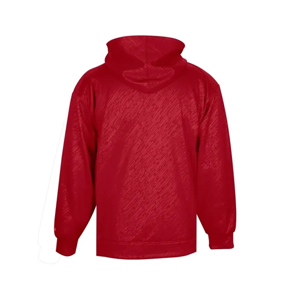 Embroidered hoodie with front pouch pocket with hook and loop closures... from ASI 37461 Augusta Sportswear