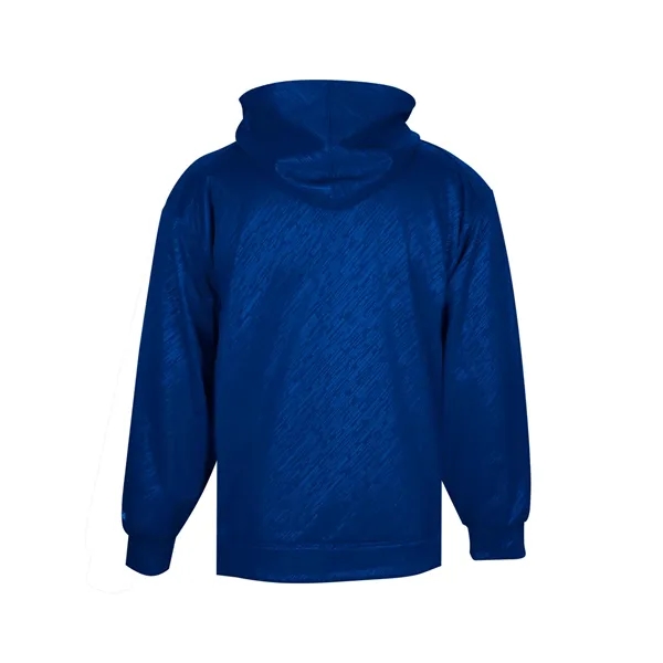 Embroidered hoodie with front pouch pocket with hook and loop closures... from ASI 37461 Augusta Sportswear