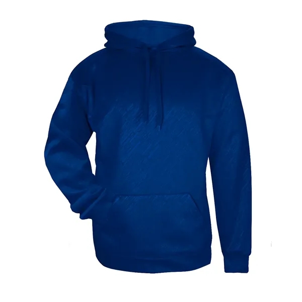 Embroidered hoodie with front pouch pocket with hook and loop closures... from ASI 37461 Augusta Sportswear