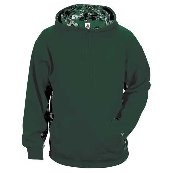 The Digital Color Block Hoodie is made from 100% polyester moisture... from ASI 37461 Augusta Sportswear